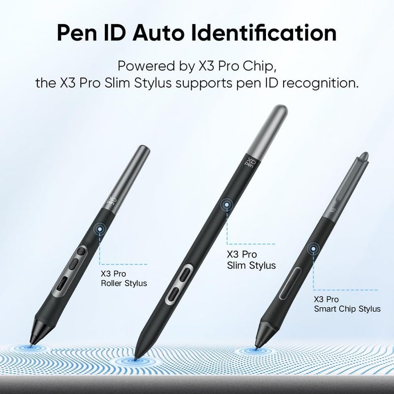 XPPen قلم X3 برو سليم مع 16K مستوى ضغط بدون بطارية دقة أعلى متوافق فقط مع Artist Pro 14 و 16 الجيل 2 / سلسلة Deco Pro الجيل 2 / Artist Pro 19 لوح الرسم - Image 5